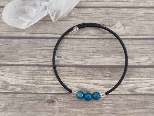 Apatite Memory Wire Bracelet