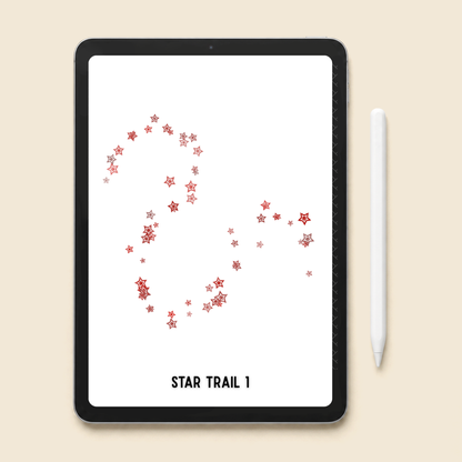 Procreate Star Stamp Brushes | Sparkle & Star Trail Brushes