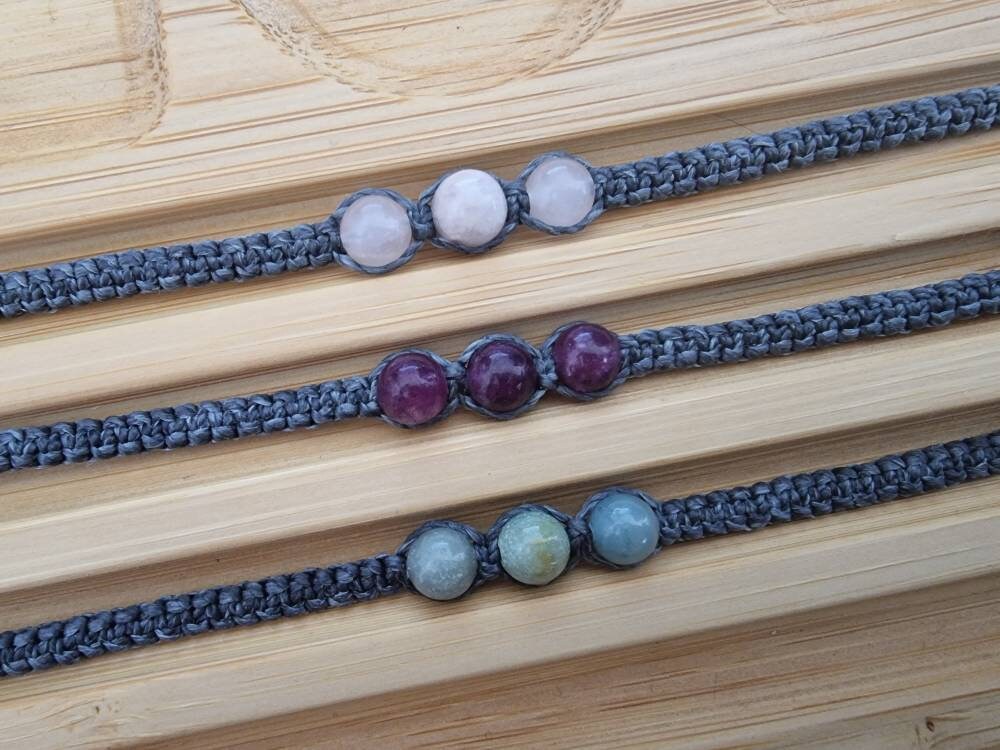 Angelite Beads Bracelet