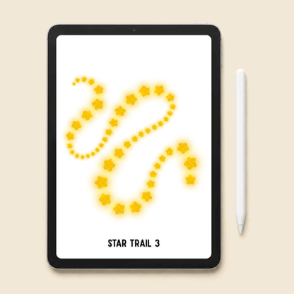 Procreate Star Stamp Brushes | Sparkle & Star Trail Brushes