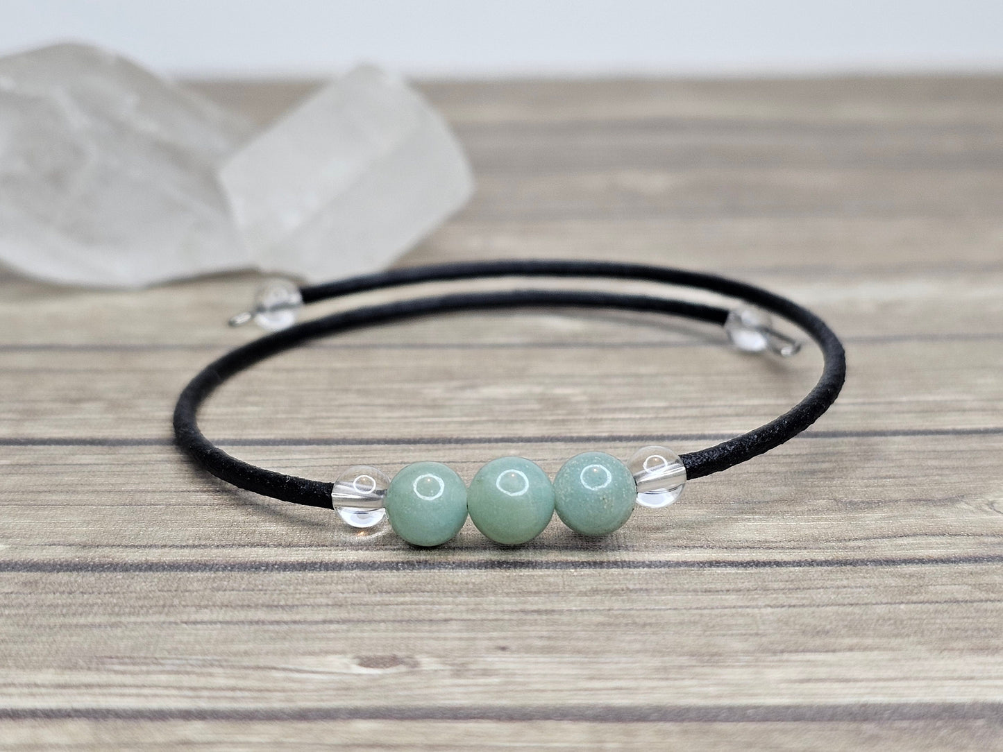 Amazonite Memory Wire Bracelet