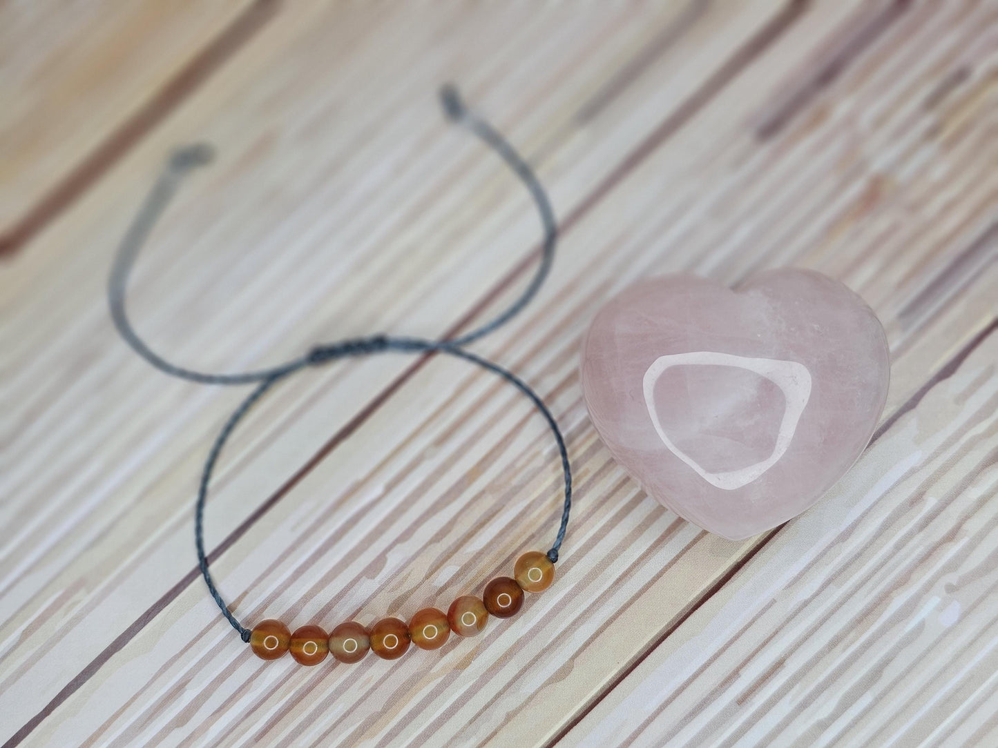 Carnelian Beaded Bracelet
