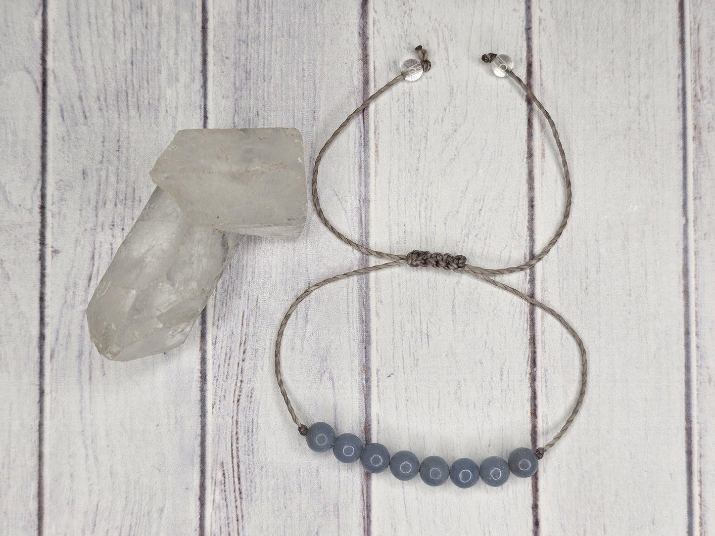 Angelite Beaded Bracelet