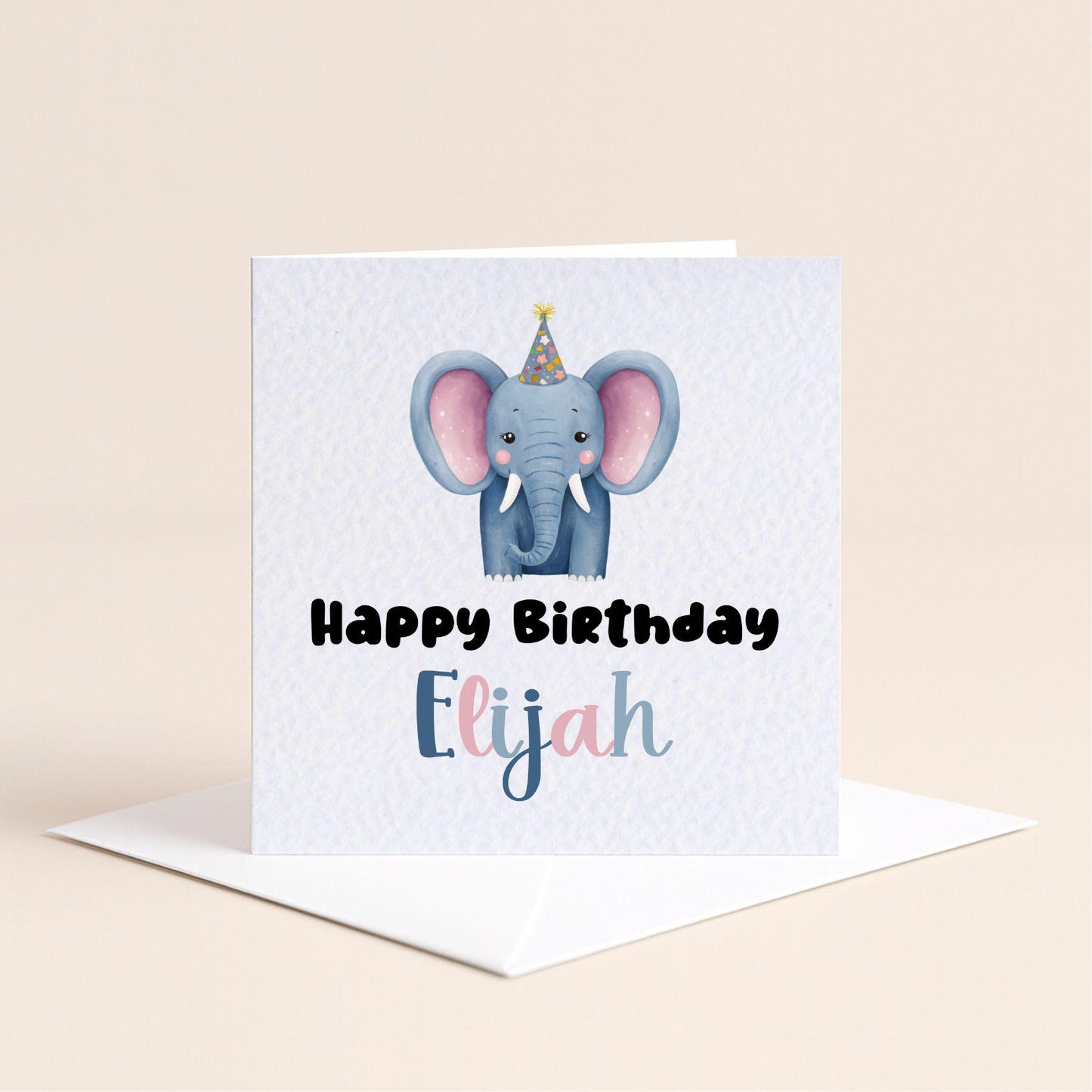 Personalised Animal Happy Birthday Card