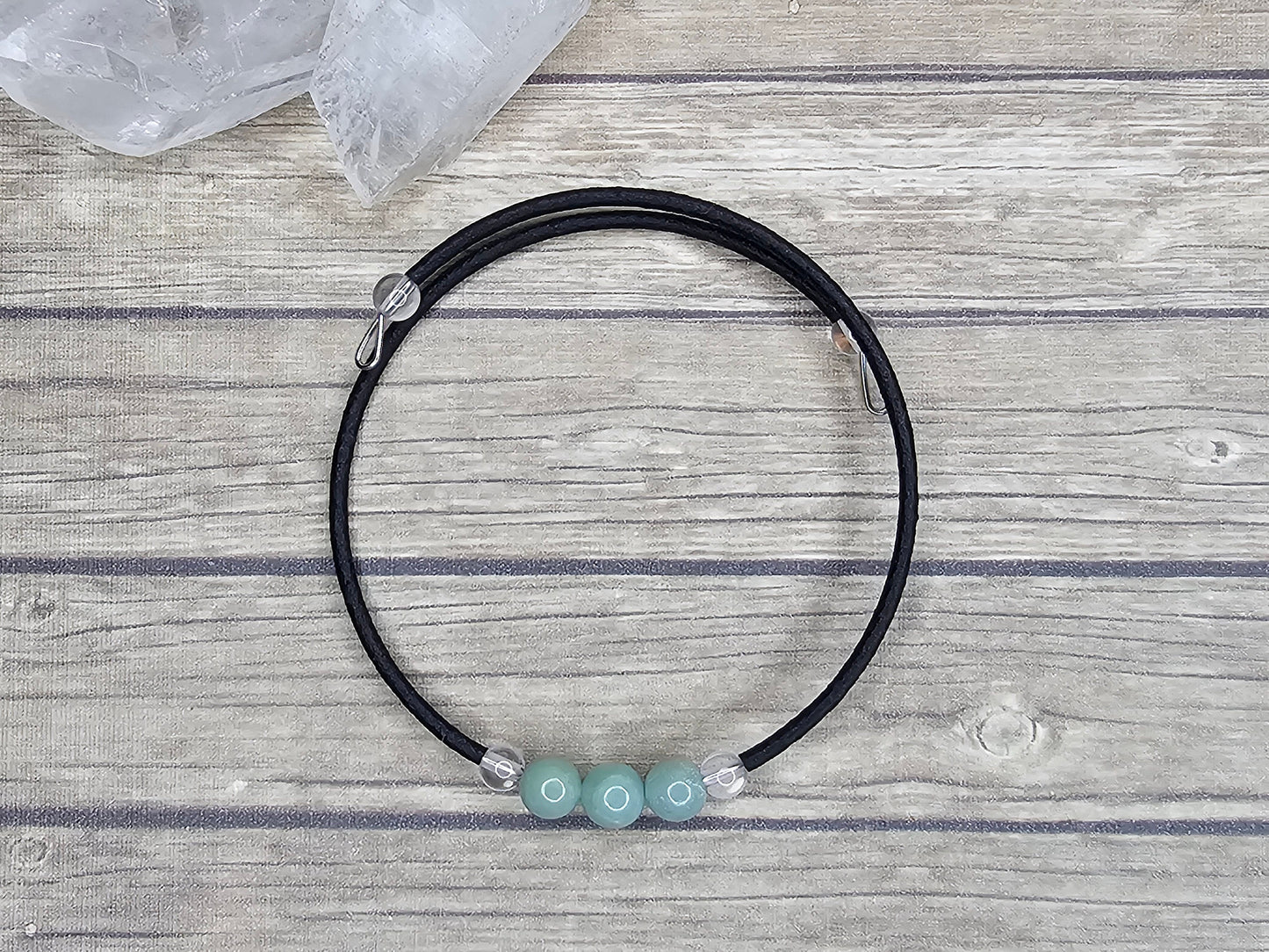Amazonite Memory Wire Bracelet