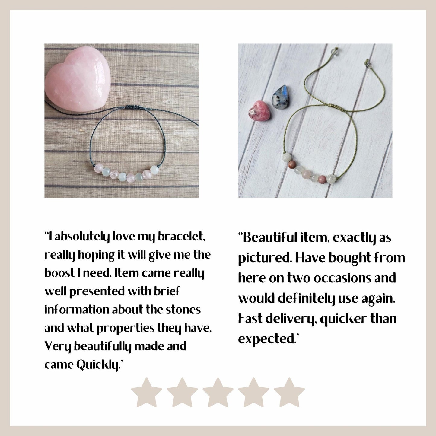 Gemstone Memory Wire Bracelet