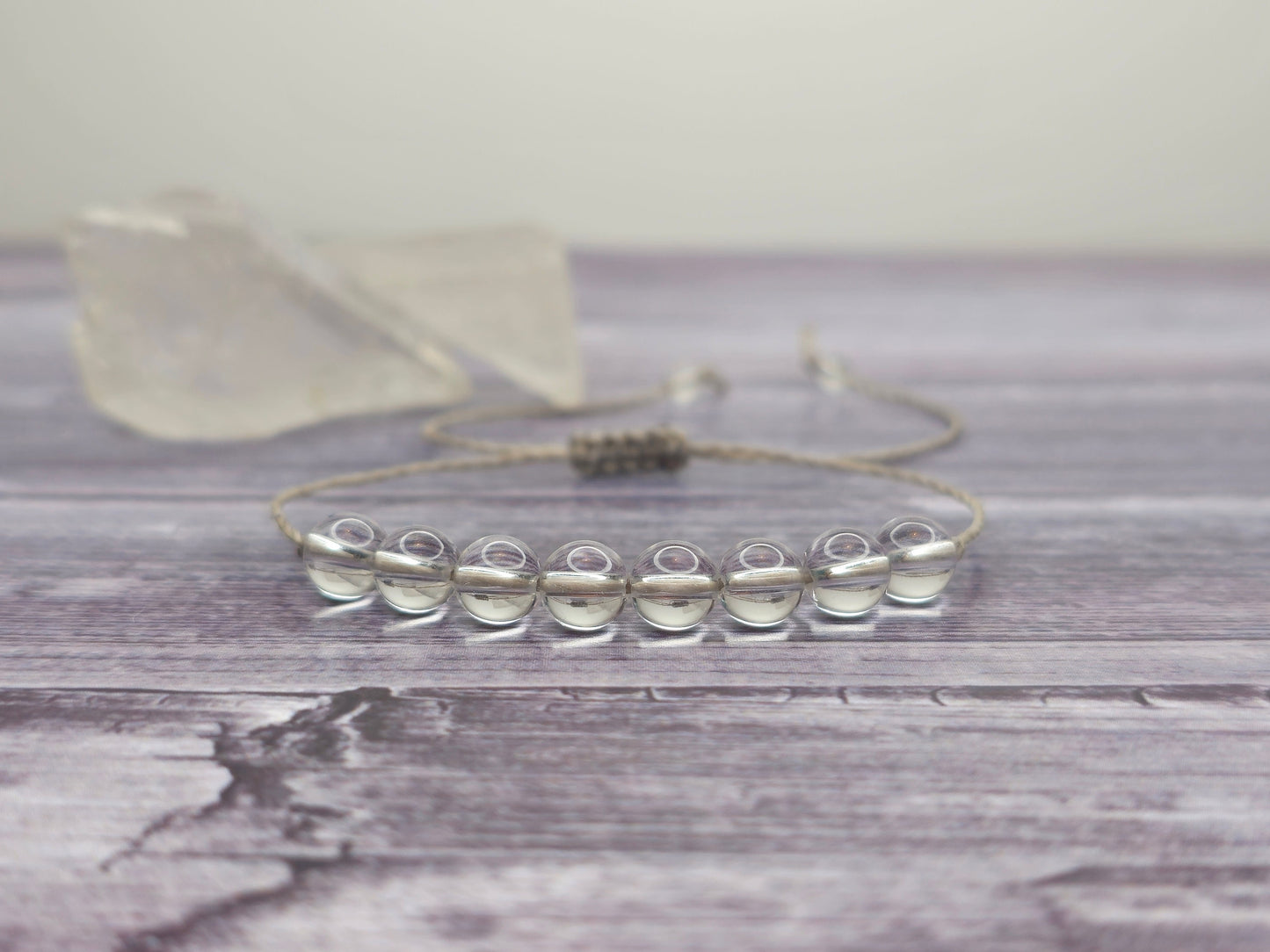 Meditation Crystal Bracelet - Choose Your Gemstone Self Love Bracelet