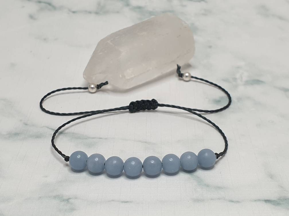 Angelite Beaded Bracelet