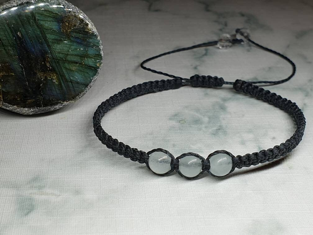 Aquamarine Beads Bracelet