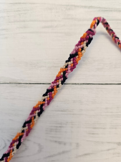 CrissCross Friendship Bracelet – Handmade Cotton String Woven Bracelet