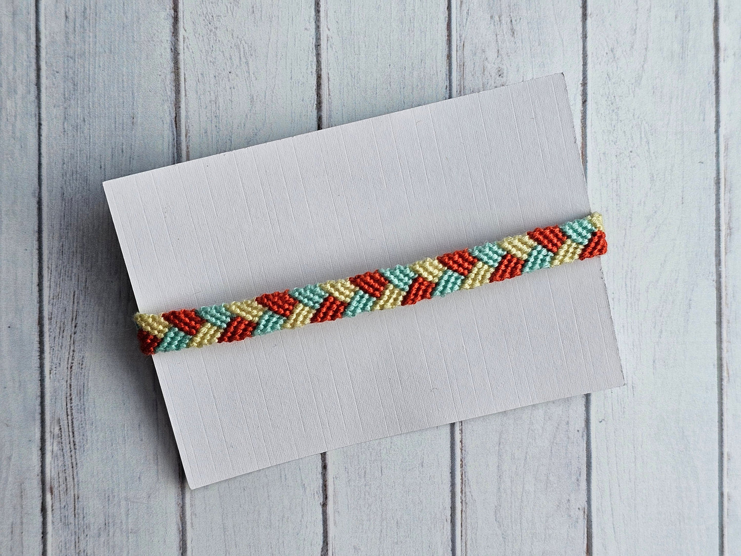 Braid Friendship Bracelet – Handmade Cotton String Woven Bracelet