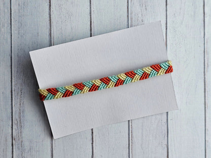 Braid Friendship Bracelet – Handmade Cotton String Woven Bracelet