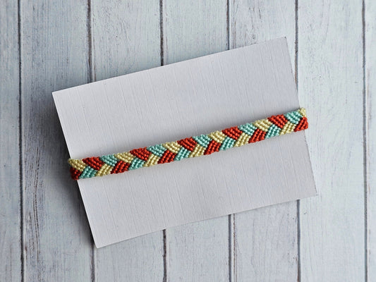 Braid Friendship Bracelet – Handmade Cotton String Woven Bracelet