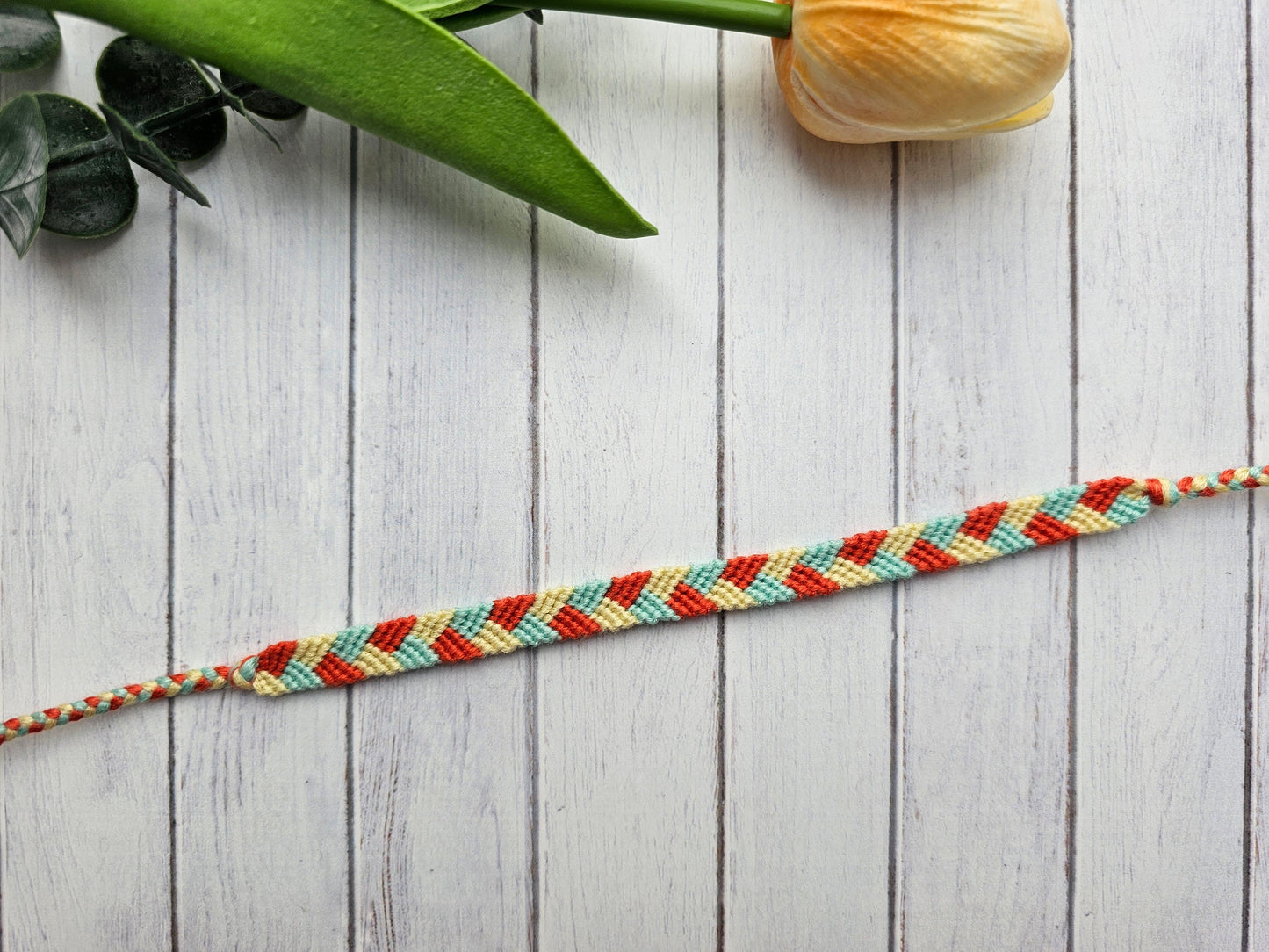 Braid Friendship Bracelet – Handmade Cotton String Woven Bracelet