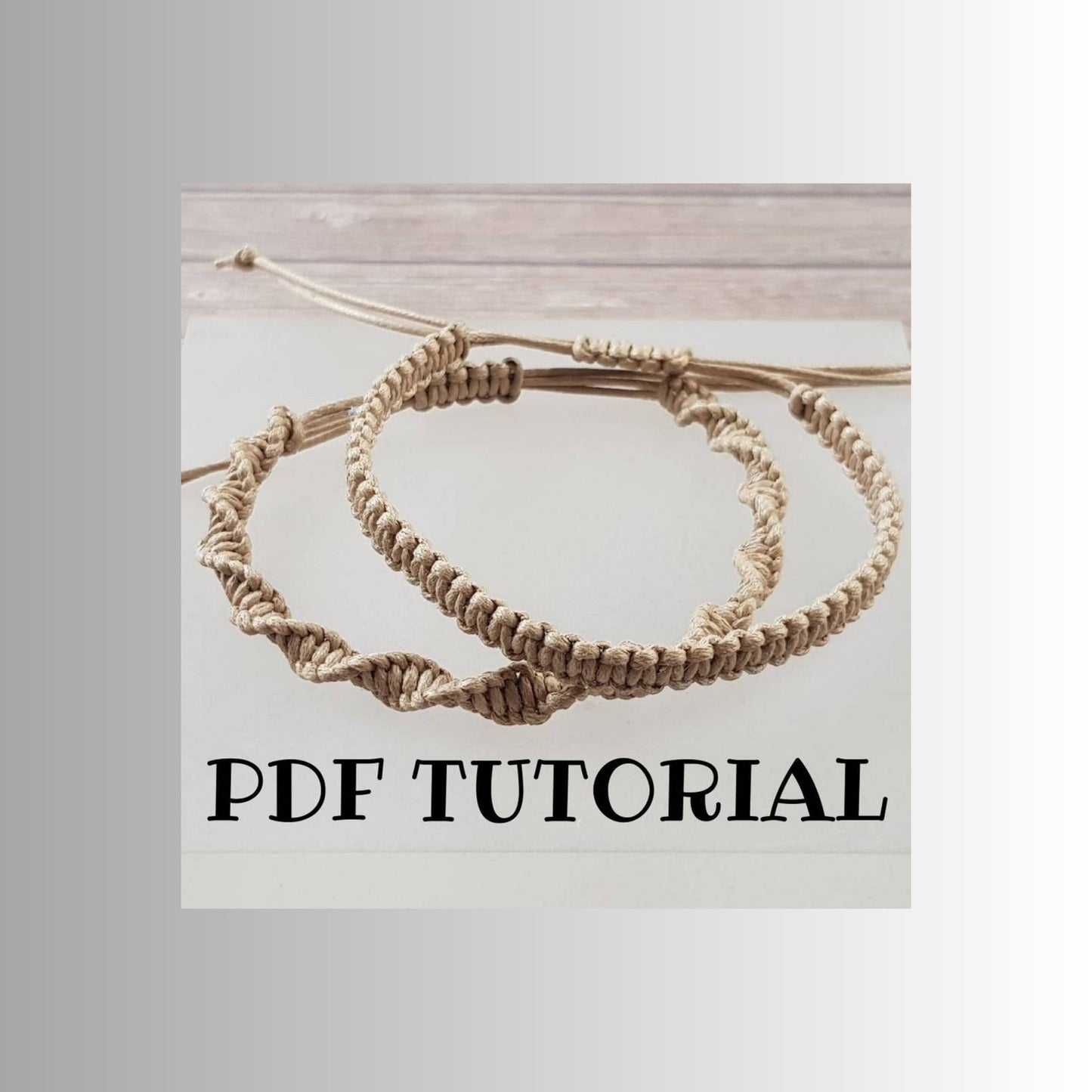 Macrame bracelet set tutorial