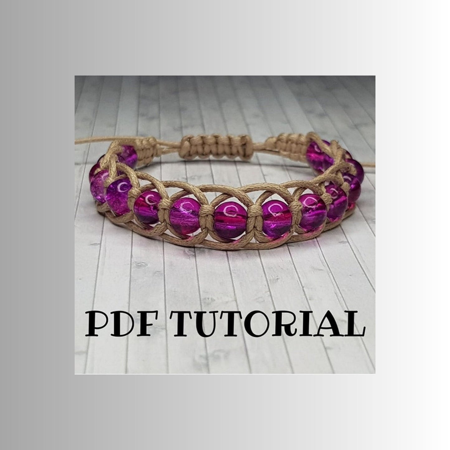 Herringbone beaded bracelet tutorial