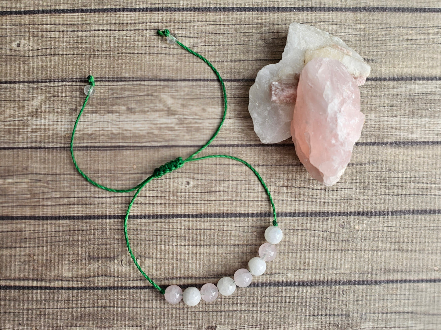 Inner Peace Crystal Bracelet | Rose Quartz and Moonstone