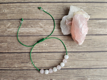 Inner Peace Crystal Bracelet | Rose Quartz and Moonstone