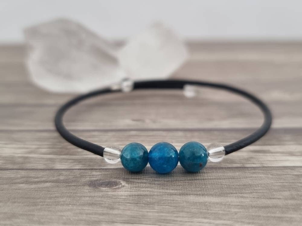 Memory Wire Crystal Bracelet - Choose Your Gemstone Wrap Bracelet