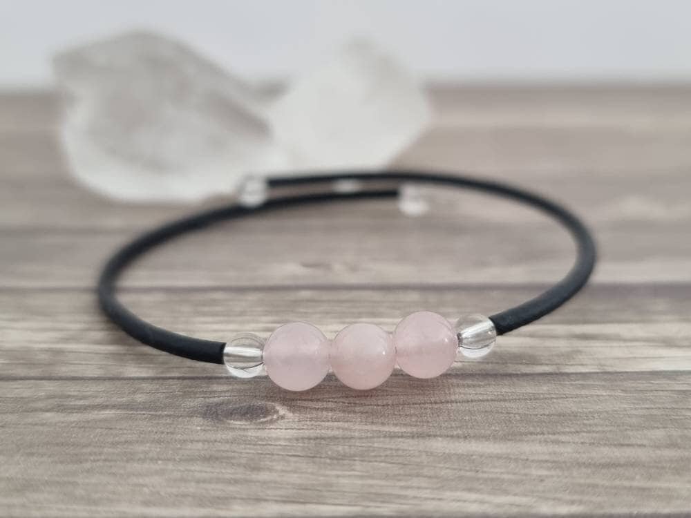 Memory Wire Crystal Bracelet - Choose Your Gemstone Wrap Bracelet