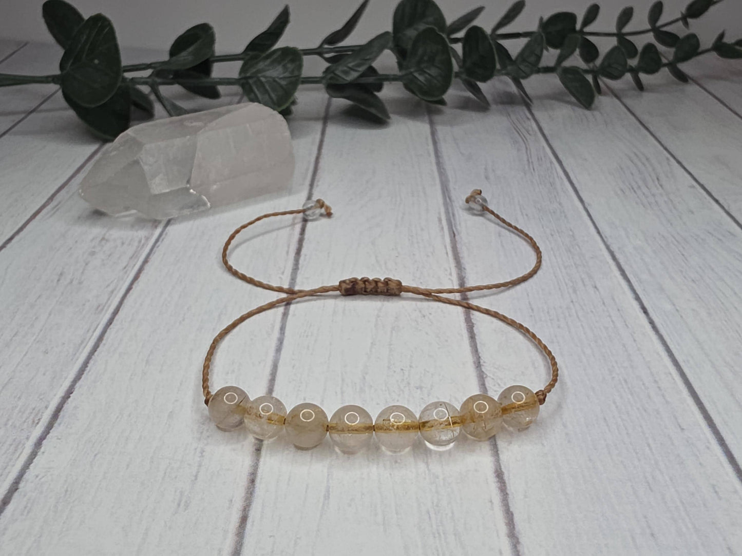 Meditation Crystal Bracelet - Choose Your Gemstone Self Love Bracelet