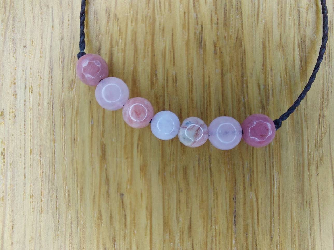 Self Love Crystal Bracelet | Rhodonite, Rose Quartz, Rhodochrosite, Kunzite