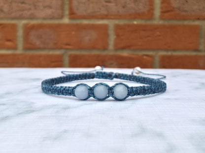 Shamballa-Style Crystal Bracelet - Choose Your Gemstone