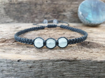 Shamballa-Style Crystal Bracelet - Choose Your Gemstone