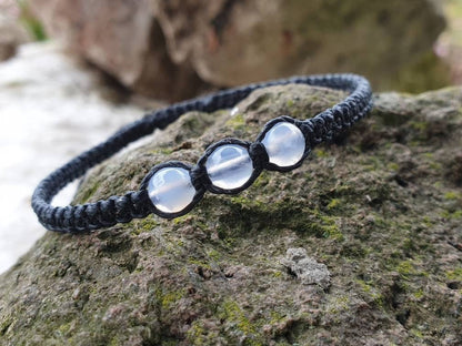 Shamballa-Style Crystal Bracelet - Choose Your Gemstone
