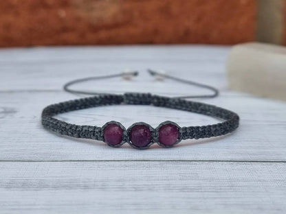 Shamballa-Style Crystal Bracelet - Choose Your Gemstone