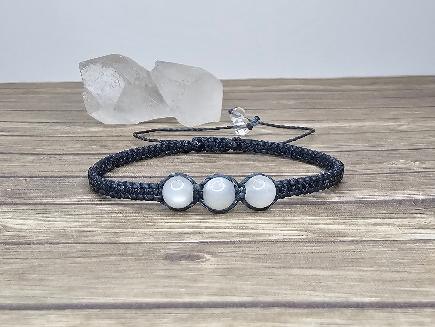 Shamballa-Style Crystal Bracelet - Choose Your Gemstone